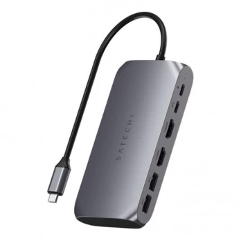USB Splitter Satechi USB-C Multimedia Adapter M1, space grey