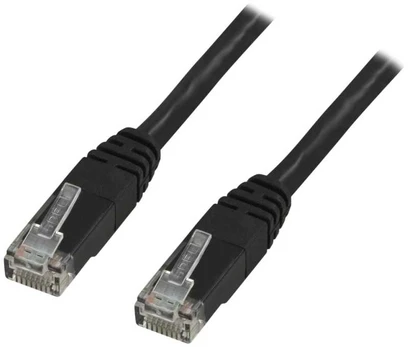 DELTACO U/UTP Cat.6 patchkabel, LSZH, 30m, svart