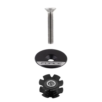 Ežys su dangteliu FORCE 1 1/8" (juoda)