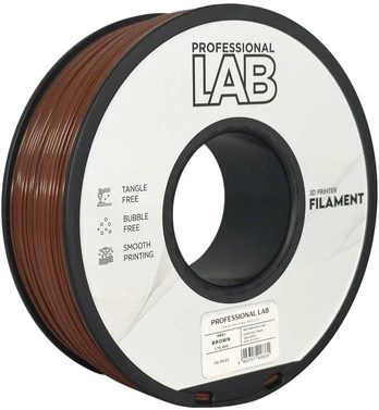 3D Plastikas - Filamentas ABS+ rudas | 1.75 mm, 1kg | Professional LAB