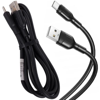 USB - Type C įkrovimo ir duomenų perdavimo laidas, 1m