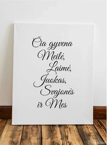 Drobė Čia gyvena meilė