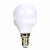 Solight LED lemputė, miniglobėlis, 4W, E14, 3000K, 340lm, baltas