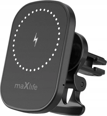 Maxlife MXCH-16 Magnetic Car Holder + Wireless Charging 15W