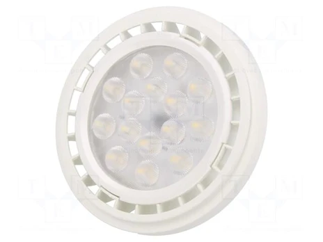 LED lamp | neutral white | G53 | 12VDC | 1250lm | 12.5W | 40° | 4000K
