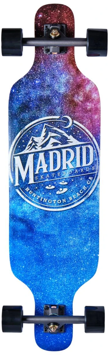 Madrid Top-Mount longboardas, 36.5", Galaxy