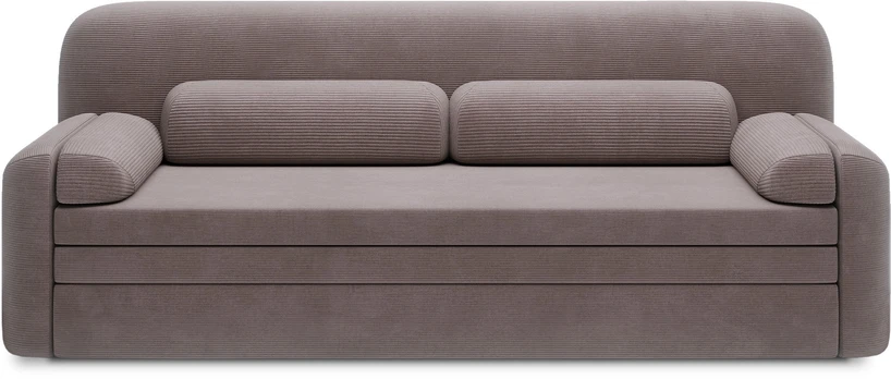 Sofa-lova Elioss Tabbris 22, ruda, 89 x 236 cm x 87 cm