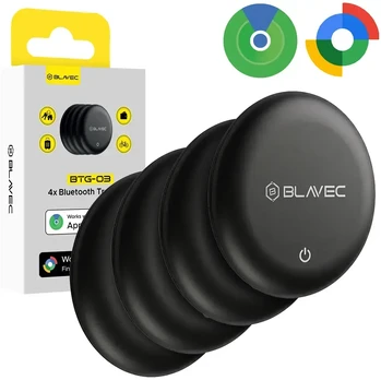 Blavec GPS sekiklis žymė BTG-03 – Bluetooth dual Apple & Android (BTBTG03-B4) juodas – 4 vnt.