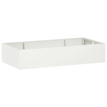 Sienelė 6 vnt. 200 x 100 x 30 cm Plienas Balta