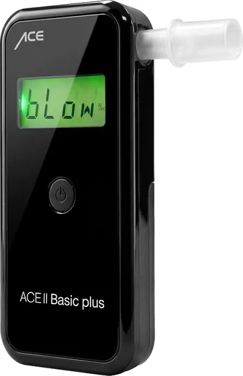 Alkotesteris ACE elektrocheminis alkoholio matuoklis II Basic Plus 0–4 ‰, juodas, 107025