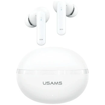 Bluetooth headphones TWS E02 ANC+ENC white