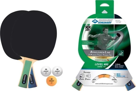 „Donic“ stalo teniso raketės DONIC Appelgren 400, 3in1