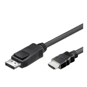 Techly 2m DisplayPort/HDMI Juoda kaina