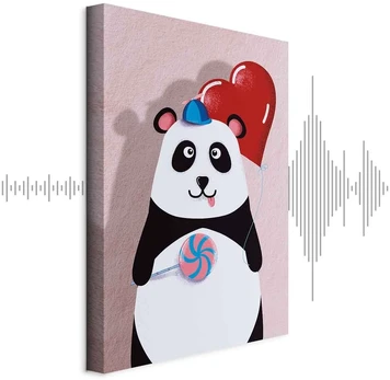 Paveikslas Panda su balionu