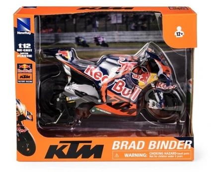 Model motociklo Ktm Rc16 2022 Red Bull 1:12