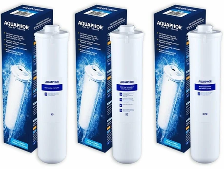Filtravimo kasečių komplektas Aquaphor K2, K5, K7m, 3 vnt.