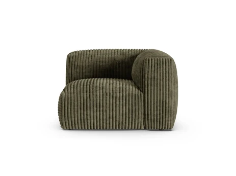 Modul Armless, "Martina", 1 Seat, 120x120x75, Moss Green