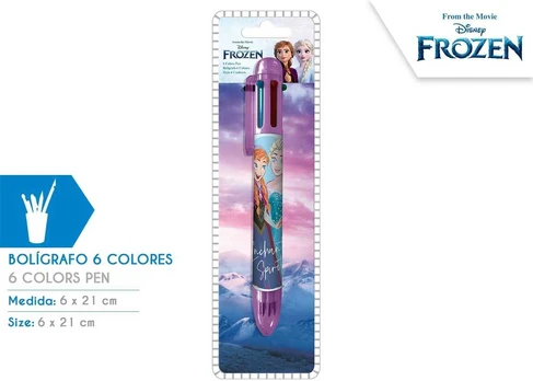 Kids Licensing Užšaldytas 6 spalvų rašiklis
