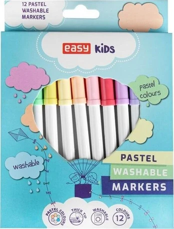 EASY Pastel 12 spalvų - Easy Stationery