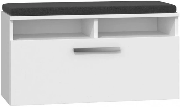 Batų dėžė Top E Shop Riva, balta, 85 cm x 35 cm x 46 cm