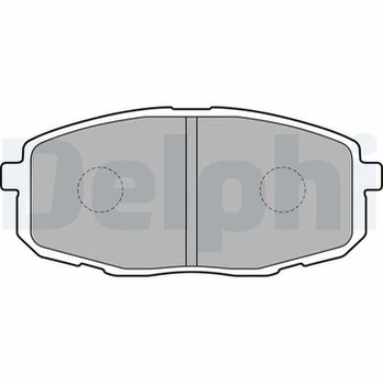 DELPHI LP1819 Brake pad set