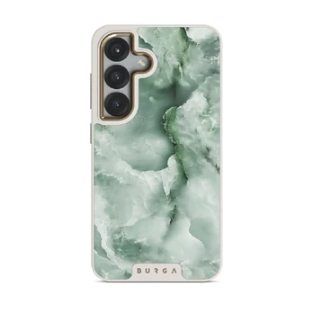 Pistachio Cheesecake - Green Samsung Galaxy S25 Plus Case, Elite Light (Magnetic) / Gold
