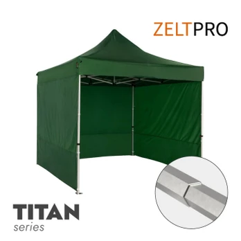 Palapinė prekybai 3x3 Žalia Zeltpro TITAN