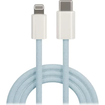 Maxlife MXUC-06 cable USB-C - Lightning 1,0 m 20W blue nylon