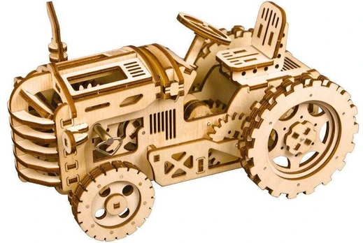 Medinis 3D galvosūkis Robotime Traktorius