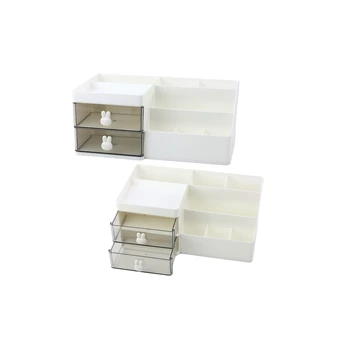 Functional Desk Organizer Tools Cosmetics Partitions Drawers