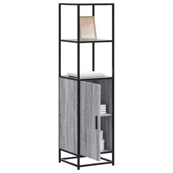 Highboard Gray Sonoma inžinerinis medis ir metalas
