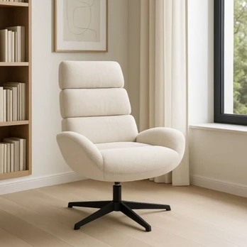Poilsio krėslas Cloud Light Beige