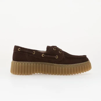 Clarks Torhill Boat Dark Brown Suede - Dydis 7.5 (261866474 Laisvalaikio batai)