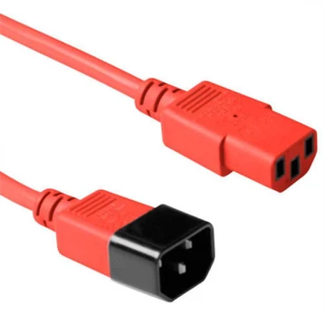 Maitinimo kabelis MicroConnect Microconnect PE1413R3 maitinimo kabelis raudonas 3m C13 panelis C14 panelis