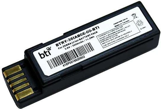 Battery Technology Skaitytuvas kodów kreskowych Astar BTI 1C BAT FOR ZEBRA LI3600