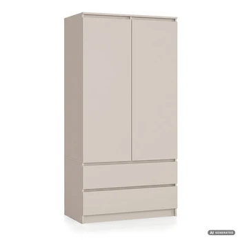 Spinta S90, 90x50x180 cm, smėlio spalvos