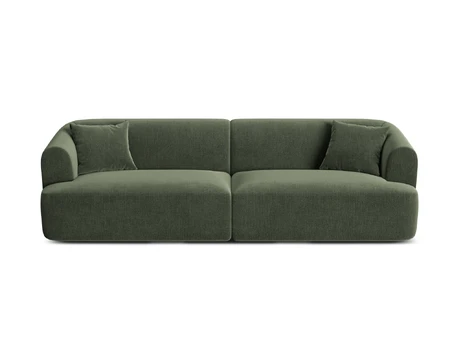 Velvet Modular Sofa, "Campi", 4 Seats, 255x90x70 Made in Europe
