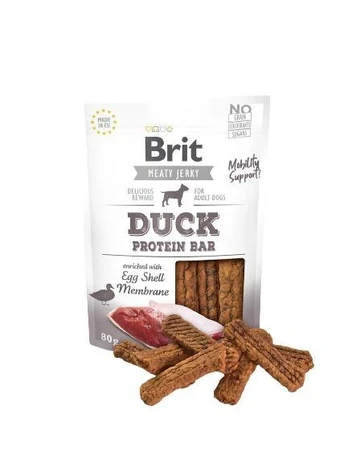 Brit Jerky Duck Protein Bar skanėstas 80 g
