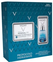 Vichy MINÉRAL 89 MOISTURIZING CREAM CASE 2 pcs kaina
