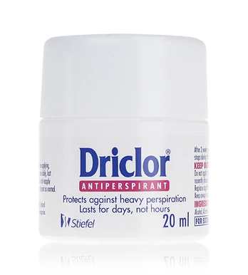 Driclor Antiperspirant Antiperspirantas 20ml antiperspirantas