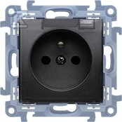 Kontakt Simon GN.1-KR.Z/U IP44 TRANS.ZŁ.JUODA SIMON1