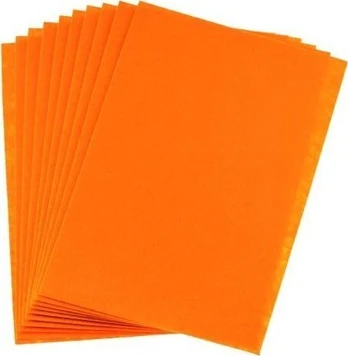 A4 veltinis oranžinis 1mm 10vnt - Brewis