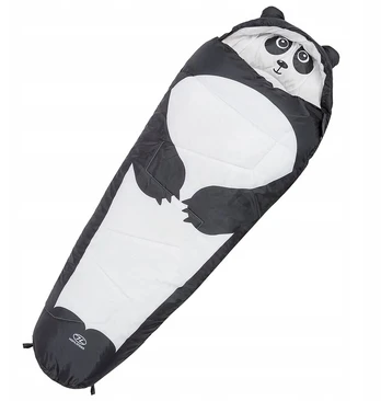 Highlander Outdoor Creature Kids Panda 300 miegmaišis - Juodas