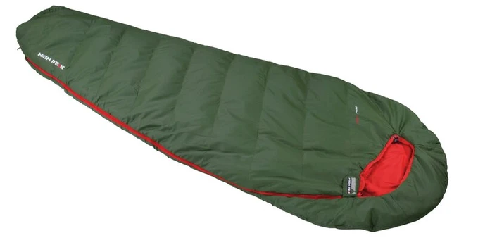Miegmaišis High Peak Pak 600 Eco, 210x70 cm, žalias