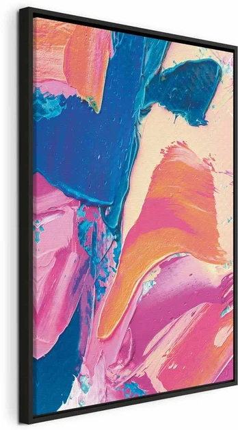 Artgeist Paveikslas - Energetic Shapes - Dynamic Oil Paint Composition on Canvas