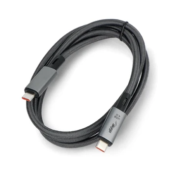 Laidas USB C 4.0 - USB C 4.0 - 240W - 1m - Akyga AK-USB-45