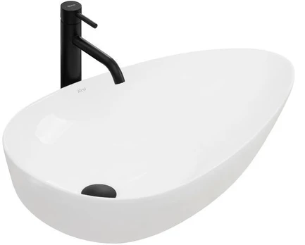 Praustuvas Rea Greta 65, keramika, 65.5 cm x 40 cm x 13 cm