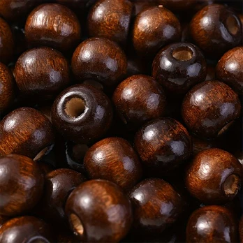 Mediniai karoliukai, 6mm600pcs