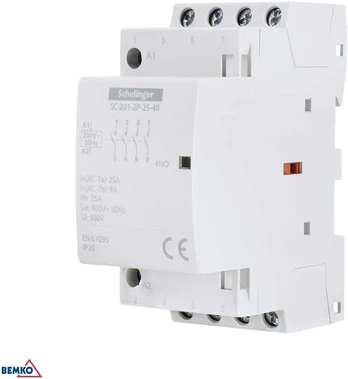 Bemko Stycznik modułowy SC201 2P 25A TYP 40 (4NO + 0NC) SCHELINGER