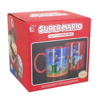 Super Mario puodelis keičiantis spalvą